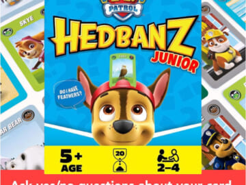 Spin Master Games Hedbanz Junior PAW Patrol Picture Guessing Board Game $5.85 (Reg. $15)