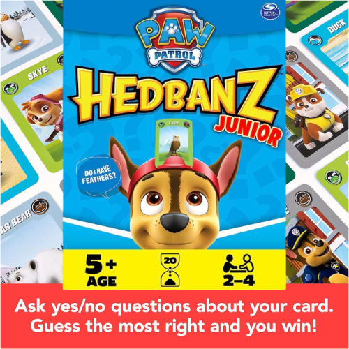 Spin Master Games Hedbanz Junior PAW Patrol Picture Guessing Board Game $5.85 (Reg. $15)