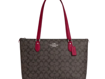 Coach Outlet Gallery Tote In Signature Canvas for $113 + free shipping