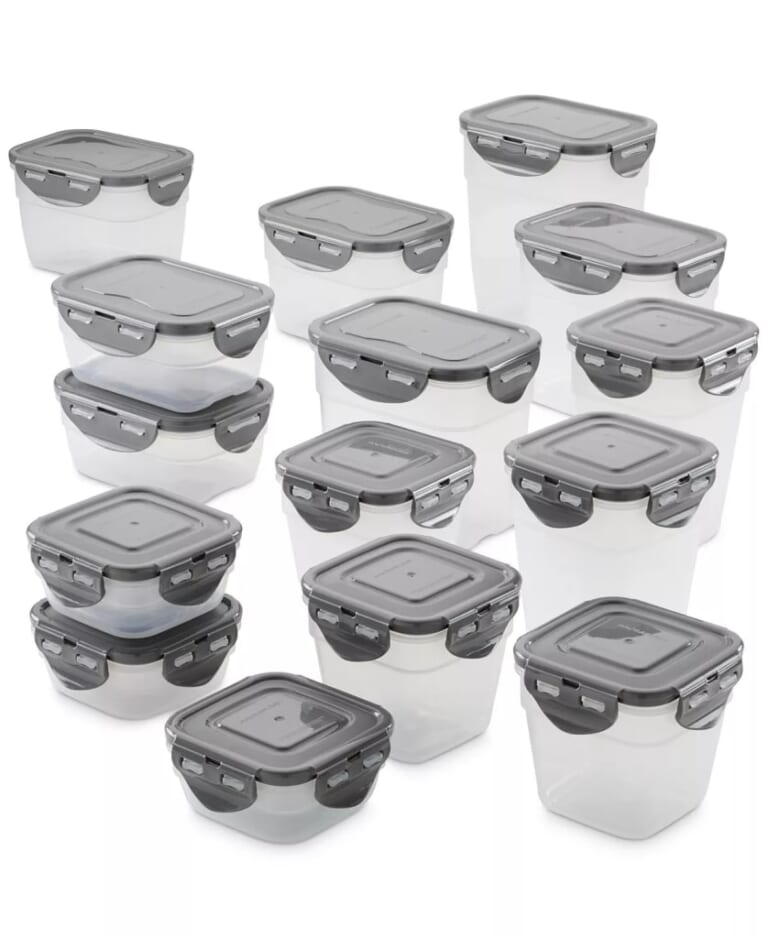 Rachael Ray Nestable 30-Piece Food Storage Set for $28 + free shipping