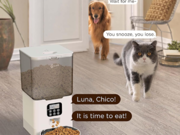 Automatic Pet Feeder Dispenser with Voice Recorder as low as $21.34 Shipped Free (Reg. $38)