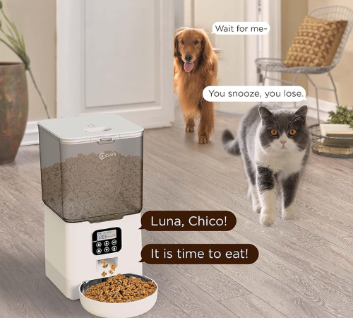 Automatic Pet Feeder Dispenser with Voice Recorder as low as $21.34 Shipped Free (Reg. $38)