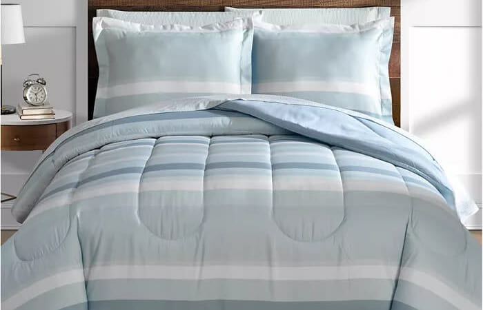 Fairfield Square Collection Austin Reversible 8-Piece Comforter Set for $40 + free shipping