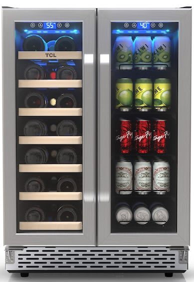 TCL 23.4" Dual Zone Cooling Built-In Freestanding Wine Cooler for $599 + free shipping