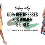 Old Navy Cardmember Exclusive | 50% Off All Dresses | Online Only