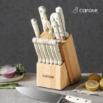 Carote 14-Piece Knife Set with Wooden Block $39.99 After Coupon (Reg. $200) + Free Shipping