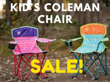 Extra 30% Off Kid’s Coleman Chair