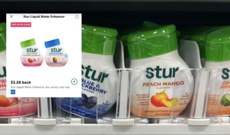 FREE Stur Liquid Water Enhancer at Walmart with Ibotta Offer!
