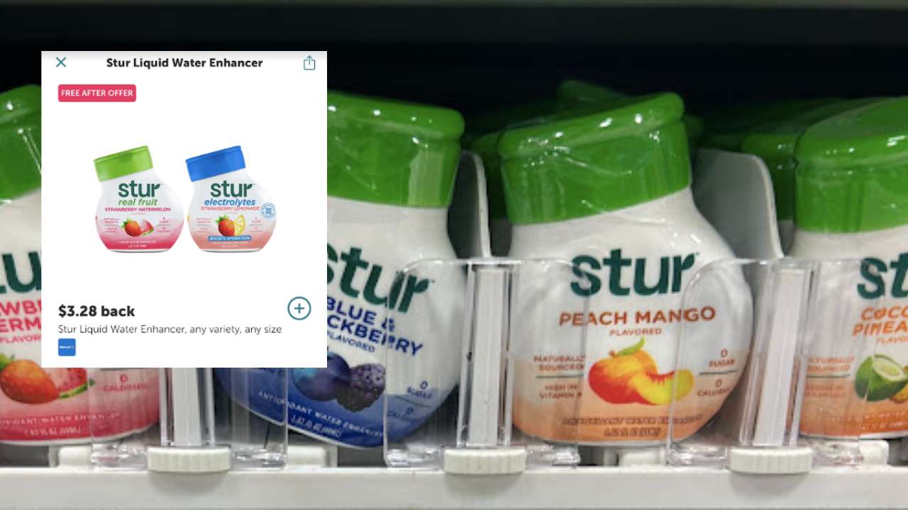 FREE Stur Liquid Water Enhancer at Walmart with Ibotta Offer!