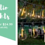 Amazon Coupon | 100FT Patio Lights Just $24.99 (Reg. $50)