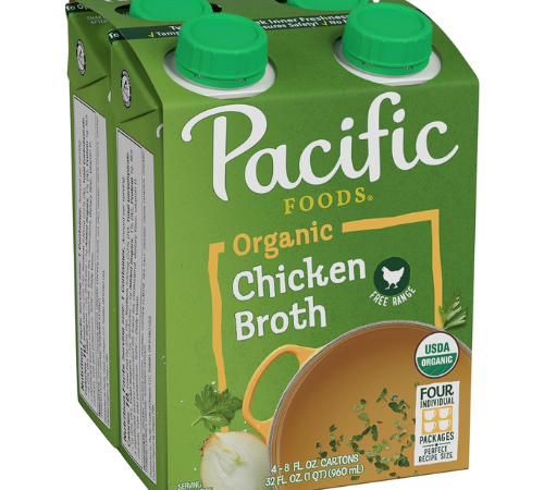 Pacific Foods 4-Pack Organic Free Range Chicken Broth as low as $2.03 when you buy 4 After Coupon (Reg. $5) + Free Shipping – 51¢/8 Oz Carton