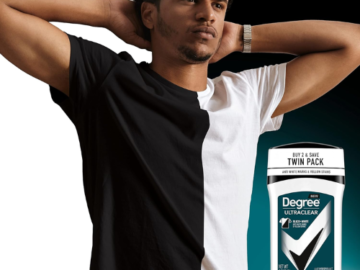 Degree 2-Pack Men’s Ultraclear Antiperspirant Black + White Deodorant as low as $4.79 when you buy 4 After Coupon (Reg. $9.09) + Free Shipping – $2.40 Each