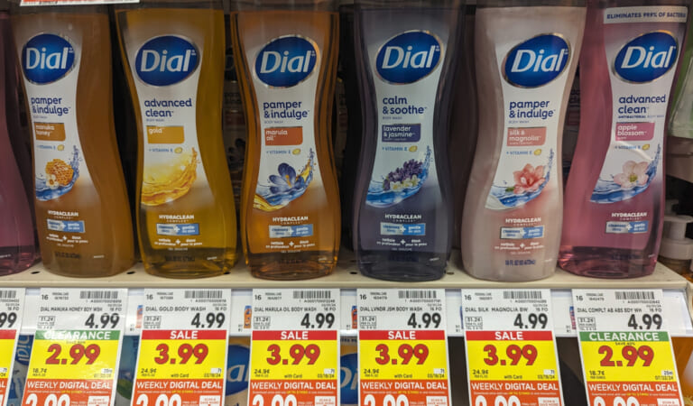 Dial Body Wash As Low As $2.99 Per Bottle At Kroger