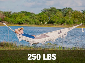 Bliss Hammocks Hand-Braided Fringe Hammock $9.98 (Reg. $21.97)