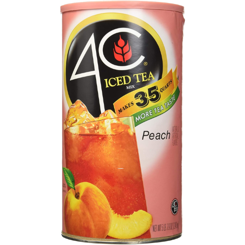 Peach Tea Drink Mix, 87.9 Oz $5.88 (Reg. $16) – Makes 35-Quarts