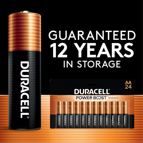 Duracell 24-Count Coppertop AA Batteries as low as $15.77 Shipped Free (Reg. $22) – 66¢/Battery – 12-Year Shelf Life