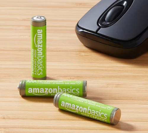 Amazon Basics 12-Pack Rechargeable AAA NiMH Batteries as low as $12.99 Shipped Free (Reg. $25) – $1.08/Battery