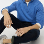 J.Crew Factory Men's Raglan Half-Zip Sweater for $16 + free shipping w/ $99