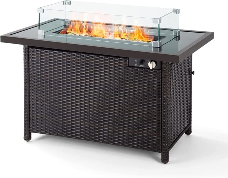Pamapic Patio Fire Table for $202 + free shipping