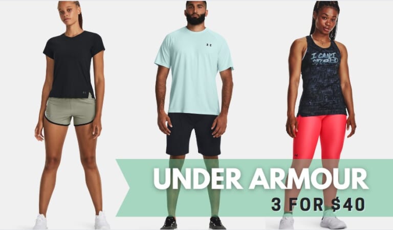 Under Armour | Mix and Match Any 3 for $39.99