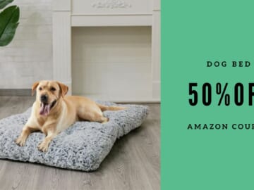 Amazon | 50% Off Large Dog Bed