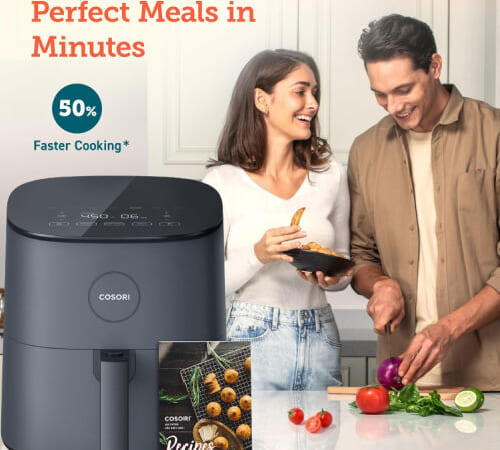 COSORI Pro LE 5-Qt Air Fryer $79.99 After Coupon (Reg. $100) + Free Shipping – With 9 Customizable Functions & 130+ Recipes