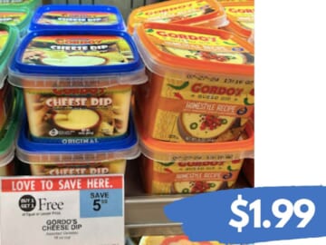 $1.99 Gordo’s Cheese Dip at Publix (reg. $5.99)