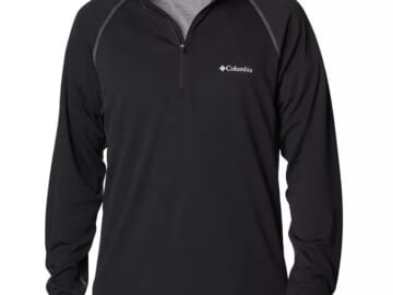 Columbia Men's Narrows Moisture-Wicking UPF 40 1/4-Zip Shirt for $20 + free shipping w/ $25