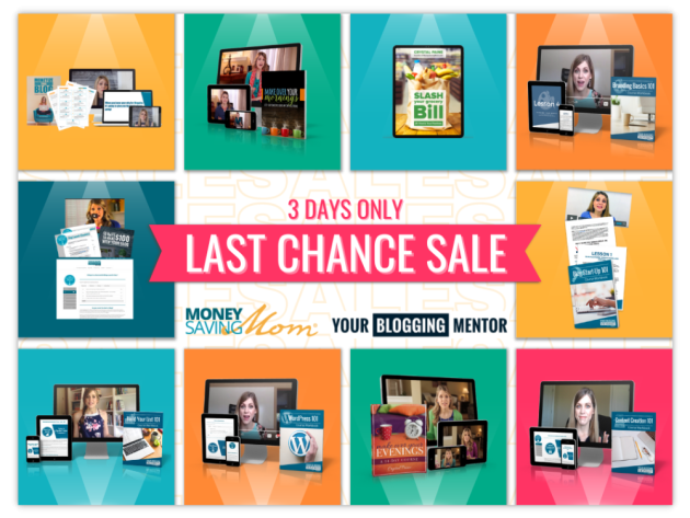 Ends TONIGHT! Your last chance EVER to get my courses at these LOW prices!!