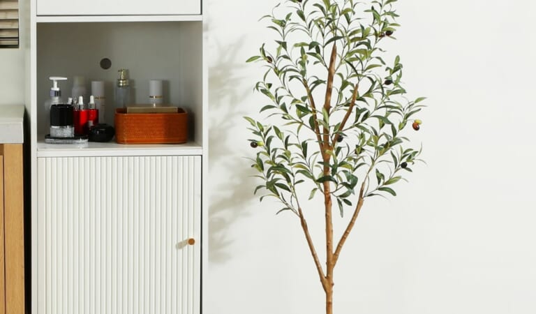 4-Foot Artificial Olive Plant for $29 + free shipping w/ $35