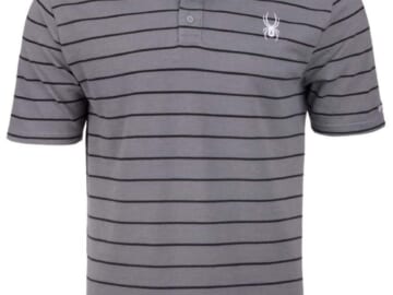 Spyder Men's Classic Stripe Logo Polo for $38 for 2 + free shipping