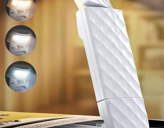 Rechargeable LED Clip-On Book Reading Light only $4.99!