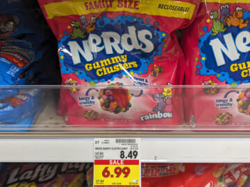 Nerds Gummy Cluster Family Size Bags As Low As $4.99 At Kroger (Regular Price $8.49)