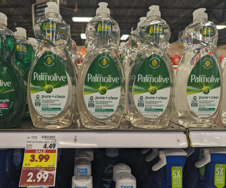 Big Bottles Of Palmolive Dish Liquid As Low As $1.99 At Kroger