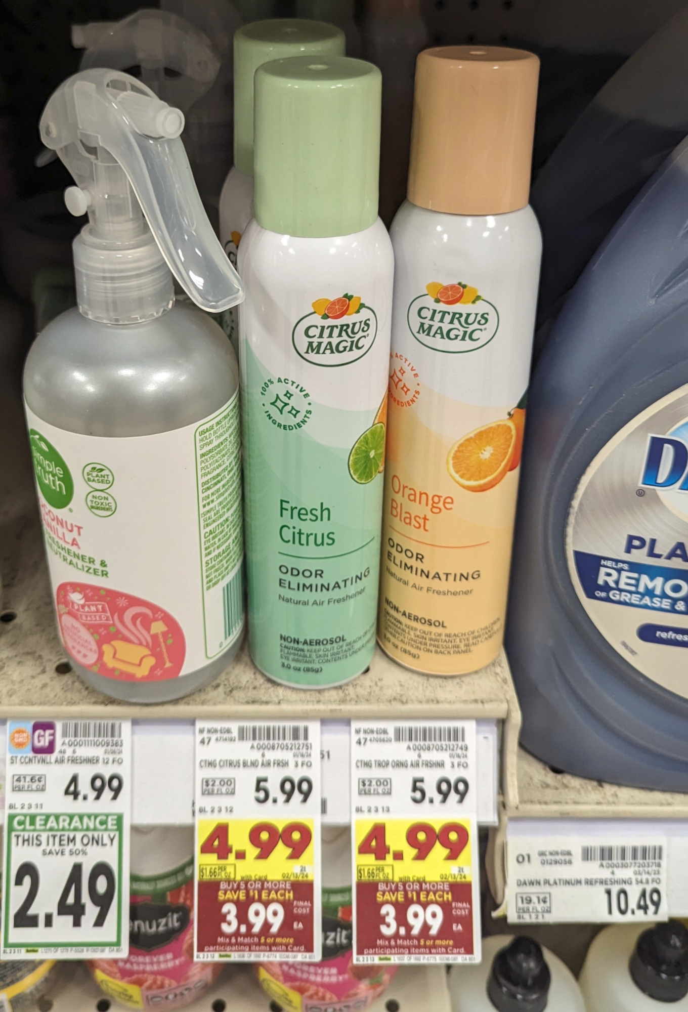 Citrus Magic Odor Eliminating Spray As Low As $2.99 At Kroger