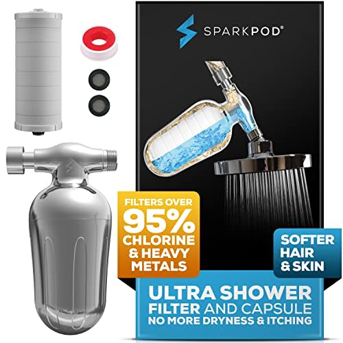 SparkPod Ultra Shower Water Filter & Cartridge from $6 + free shipping