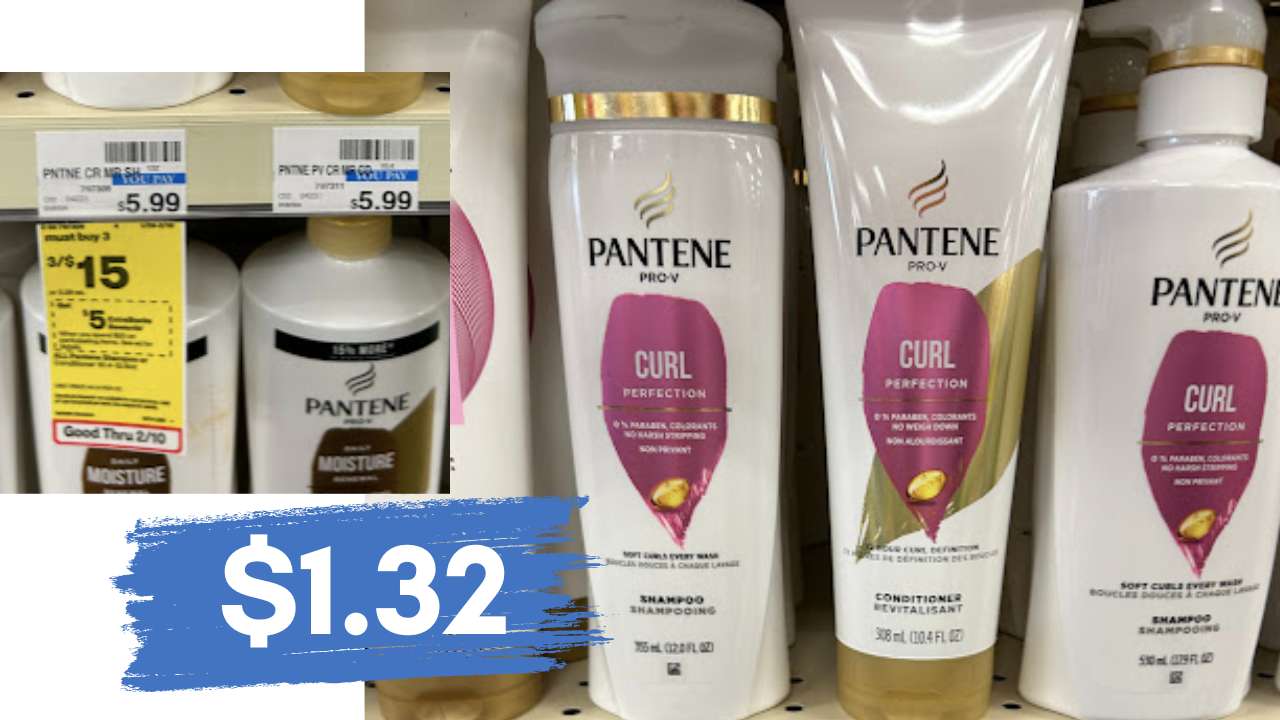 Pantene Deals at CVS & Walgreens | Get Haircare for $1.32
