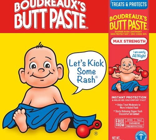 Boudreaux’s Butt Paste Maximum Strength Diaper Rash Cream, 4 oz Tube as low as $4.63 After Coupon (Reg. $8.49) + Free Shipping