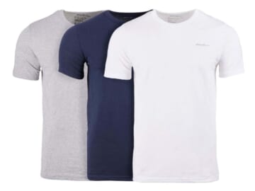 Eddie Bauer Men's Classic Cotton Crew T-Shirt 3-Pack for $16 + free shipping