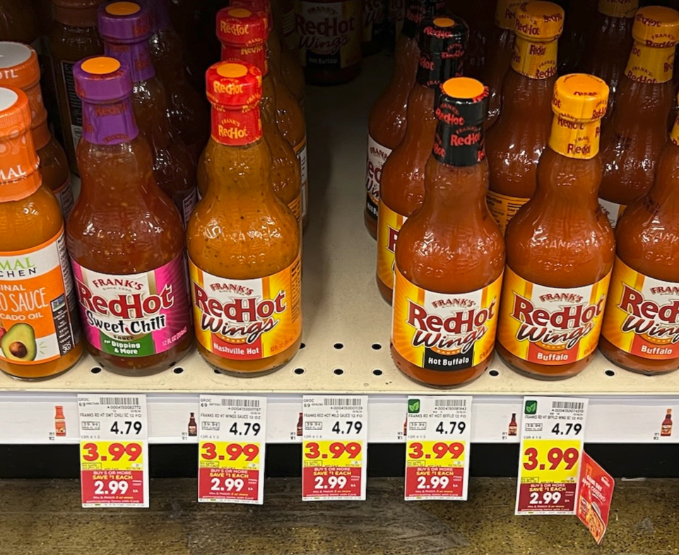 Frank’s RedHot Sauce As Low As $2.24 At Kroger