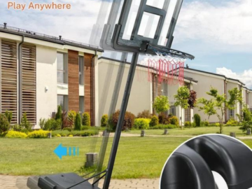 Take your basketball game to the next level with this Outdoor Basketball Hoop Stand, 44-inch for just $135.99 Shipped Free (Reg. $319.99)