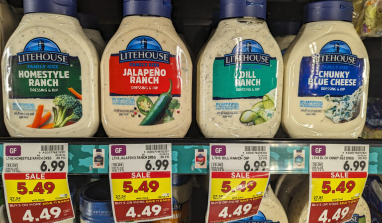 Big Bottles Of Litehouse Dressing Just $2.49 At Kroger