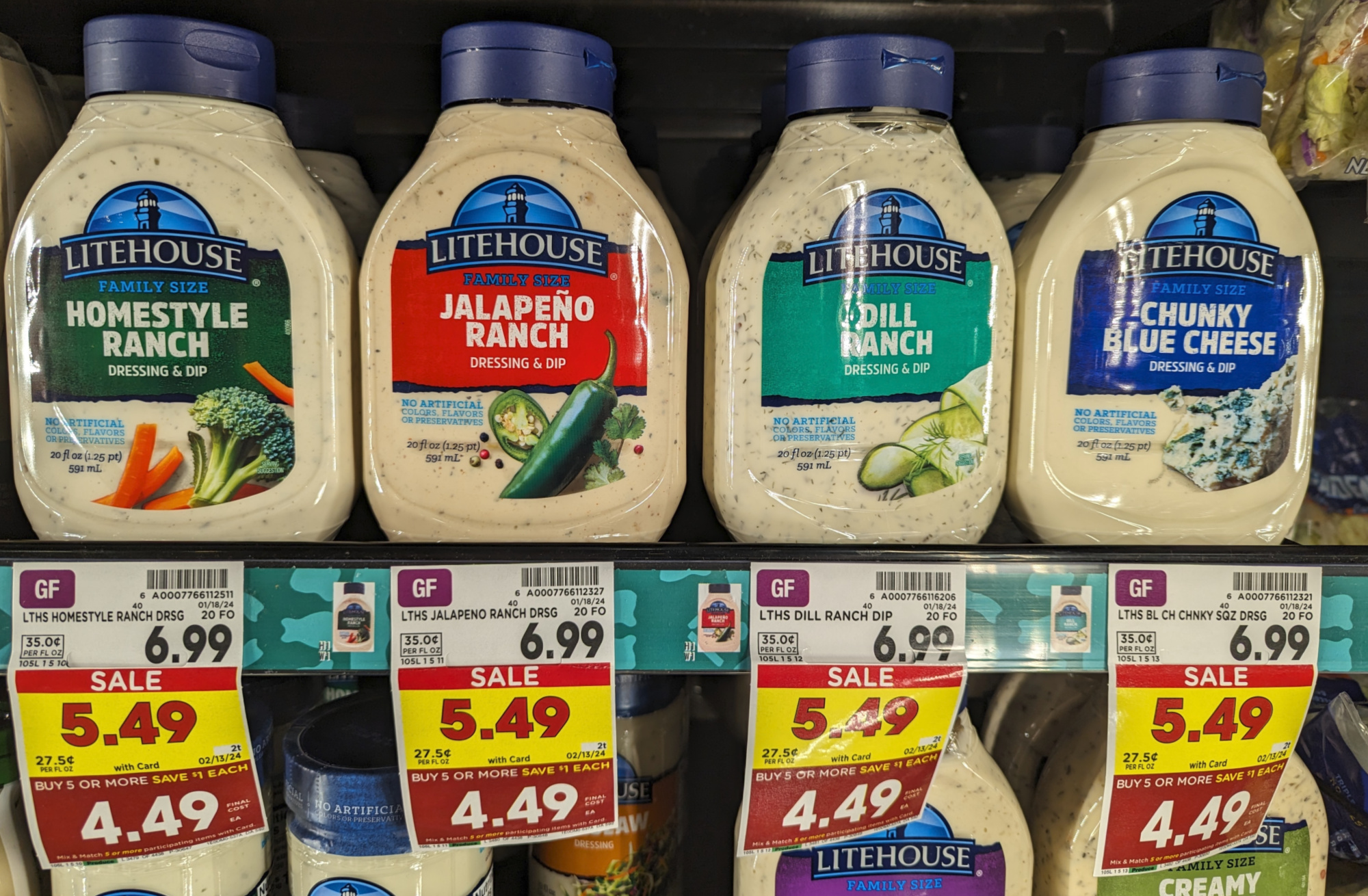 Big Bottles Of Litehouse Dressing Just $2.49 At Kroger