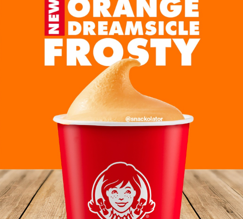 Wendy’s is Bringing A New Orange Dreamsicle Frosty Just In Time for Spring and Summer Next Month!