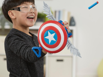 Marvel Mech Strike Nerf Captain America Redwing Blaster with 3 Darts $9.65 (Reg. $23)