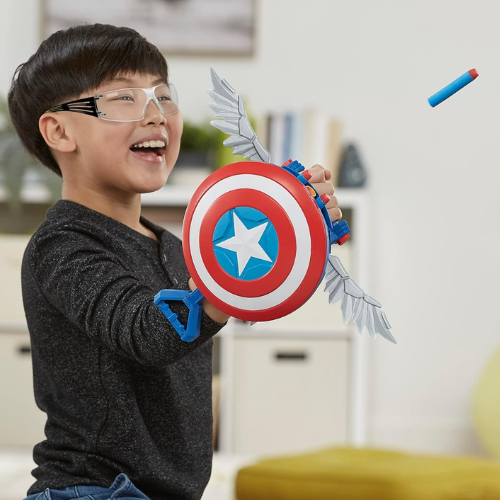 Marvel Mech Strike Nerf Captain America Redwing Blaster with 3 Darts $9.65 (Reg. $23)