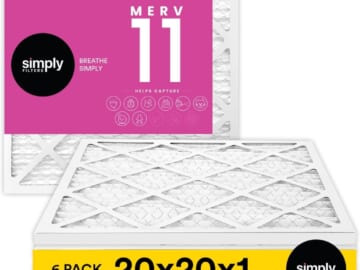 Mervfilters Furnace Filters at Amazon: Up to 31% off + extra 5% off + free shipping