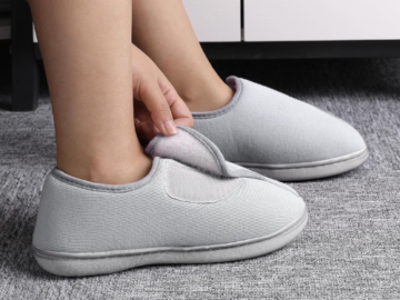 Women’s Slippers with Memory Foam and Adjustable Closures $9.99 (Reg. $16.99)
