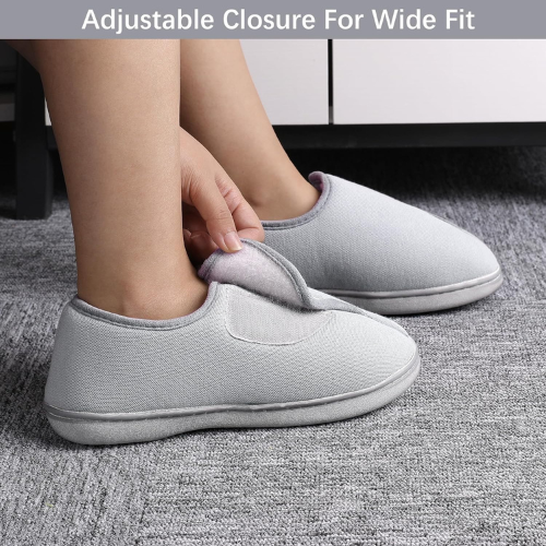 Women’s Slippers with Memory Foam and Adjustable Closures $9.99 (Reg. $16.99)