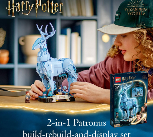 LEGO Harry Potter 754-Piece Expecto Patronum Collectible 2-in-1 Building Set $55.99 Shipped Free (Reg. $70)